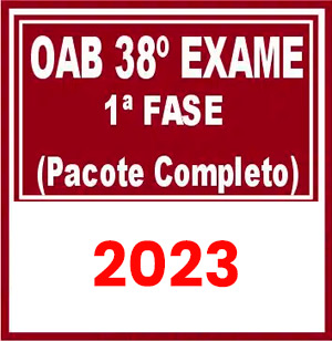 OAB 38º Exame (1º Fase - Pacote Completo) 2023